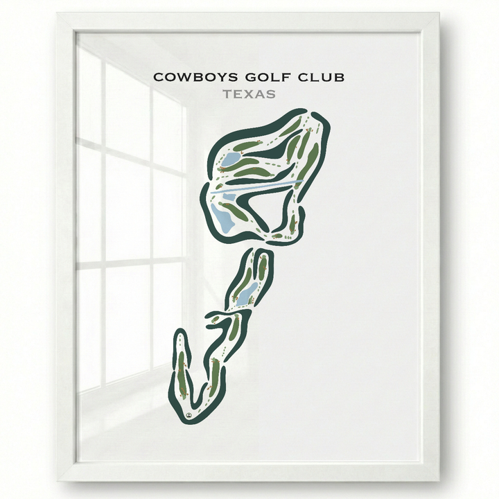 Cowboys Golf Club, Texas - Printed Golf Courses