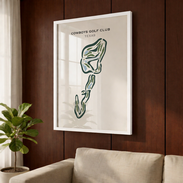 Cowboys Golf Club, Texas - Printed Golf Courses