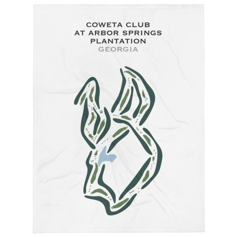 Coweta Club at Arbor Springs Plantation, Georgia - Printed Golf Courses