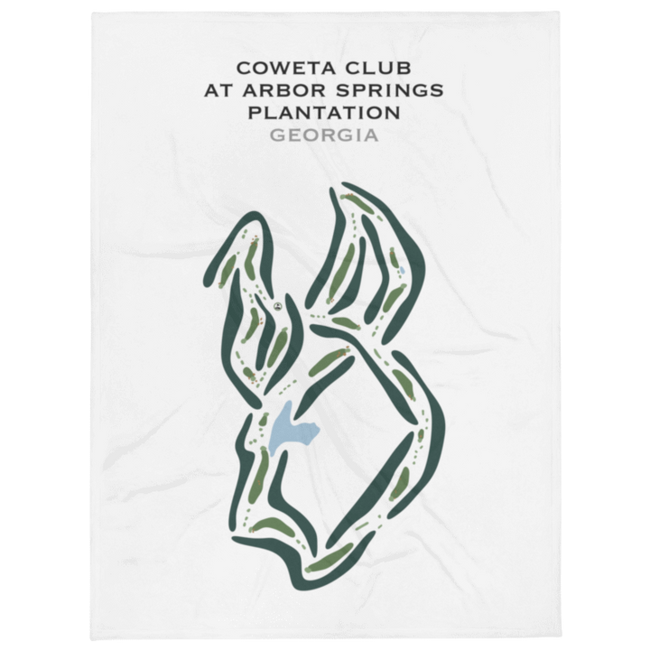 Coweta Club at Arbor Springs Plantation, Georgia - Printed Golf Courses