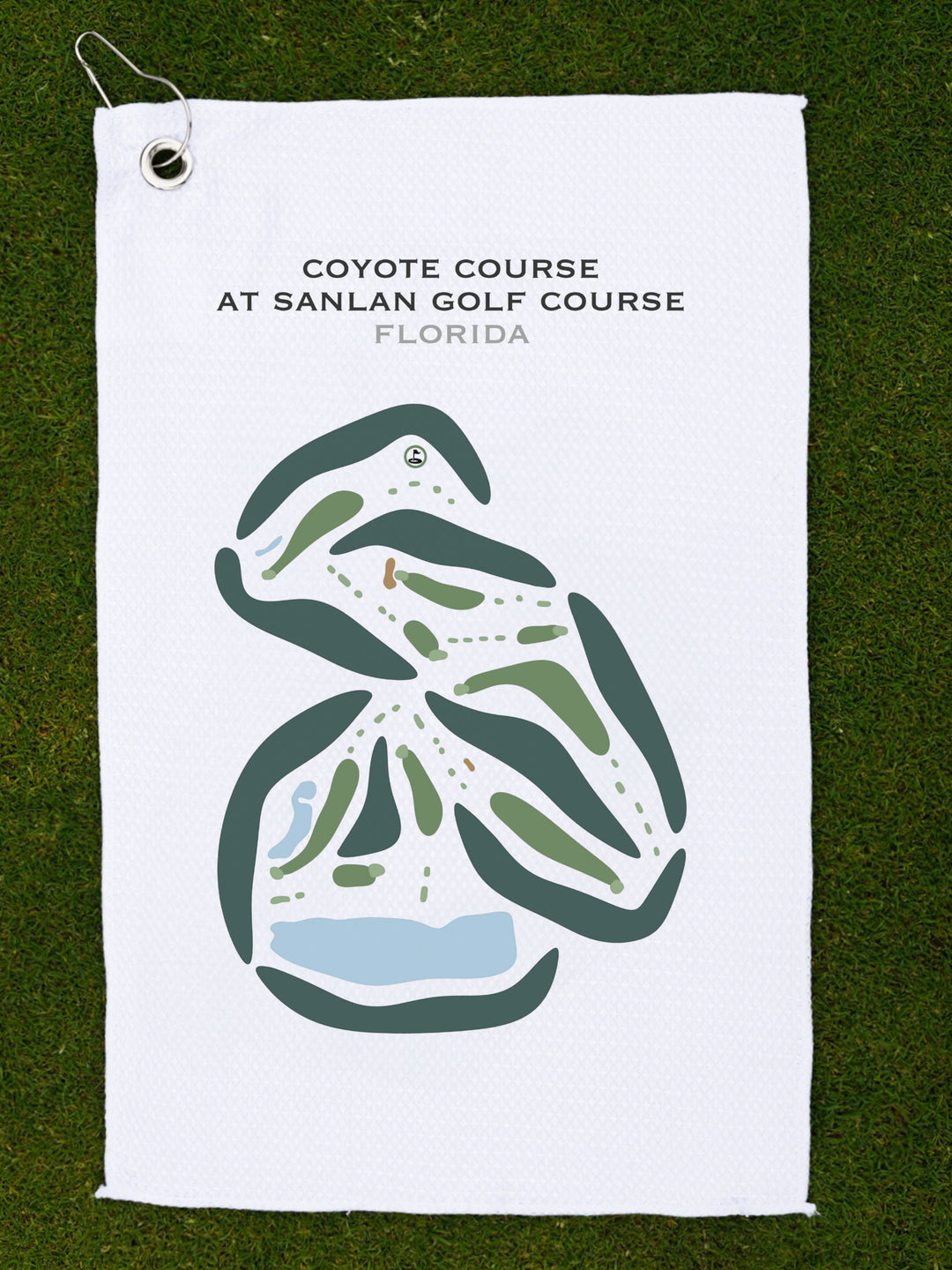 Coyote Course at Sanlan Golf Course, Florida - Printed Golf Courses