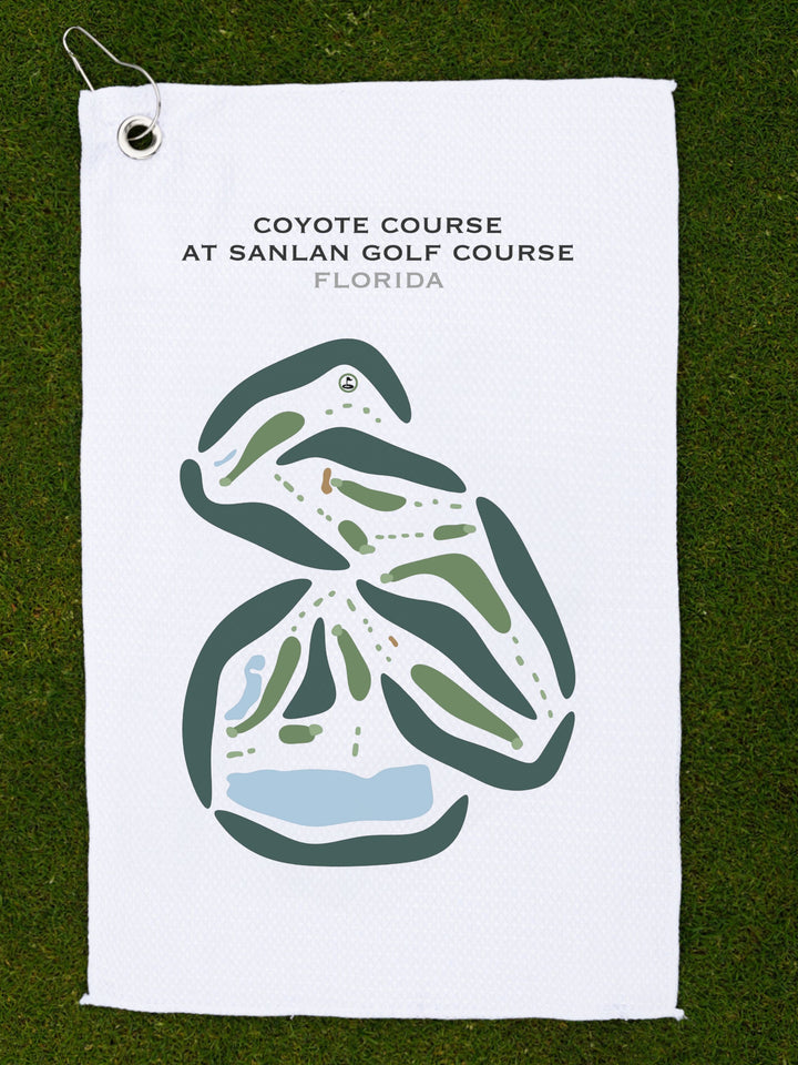Coyote Course at Sanlan Golf Course, Florida - Printed Golf Courses