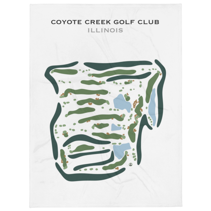 Coyote Creek Golf Club, Illinois - Printed Golf Course