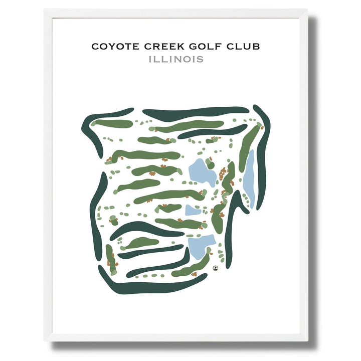 Coyote Creek Golf Club, Illinois - Printed Golf Course