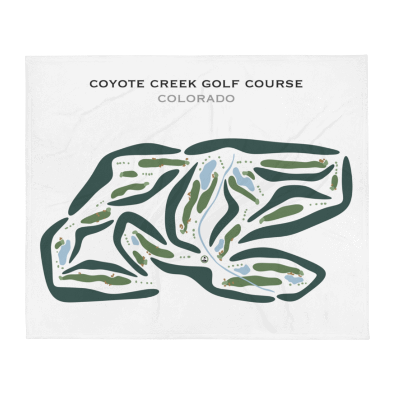 Coyote Creek Golf Course, Colorado - Printed Golf Courses