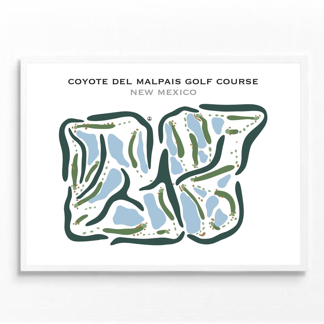 Coyote Del Malpais Golf Course, New Mexico - Printed Golf Courses
