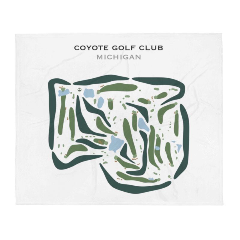 Coyote Golf Club, Michigan - Printed Golf Courses