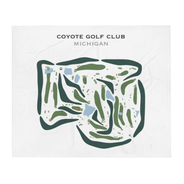 Coyote Golf Club, Michigan - Printed Golf Courses