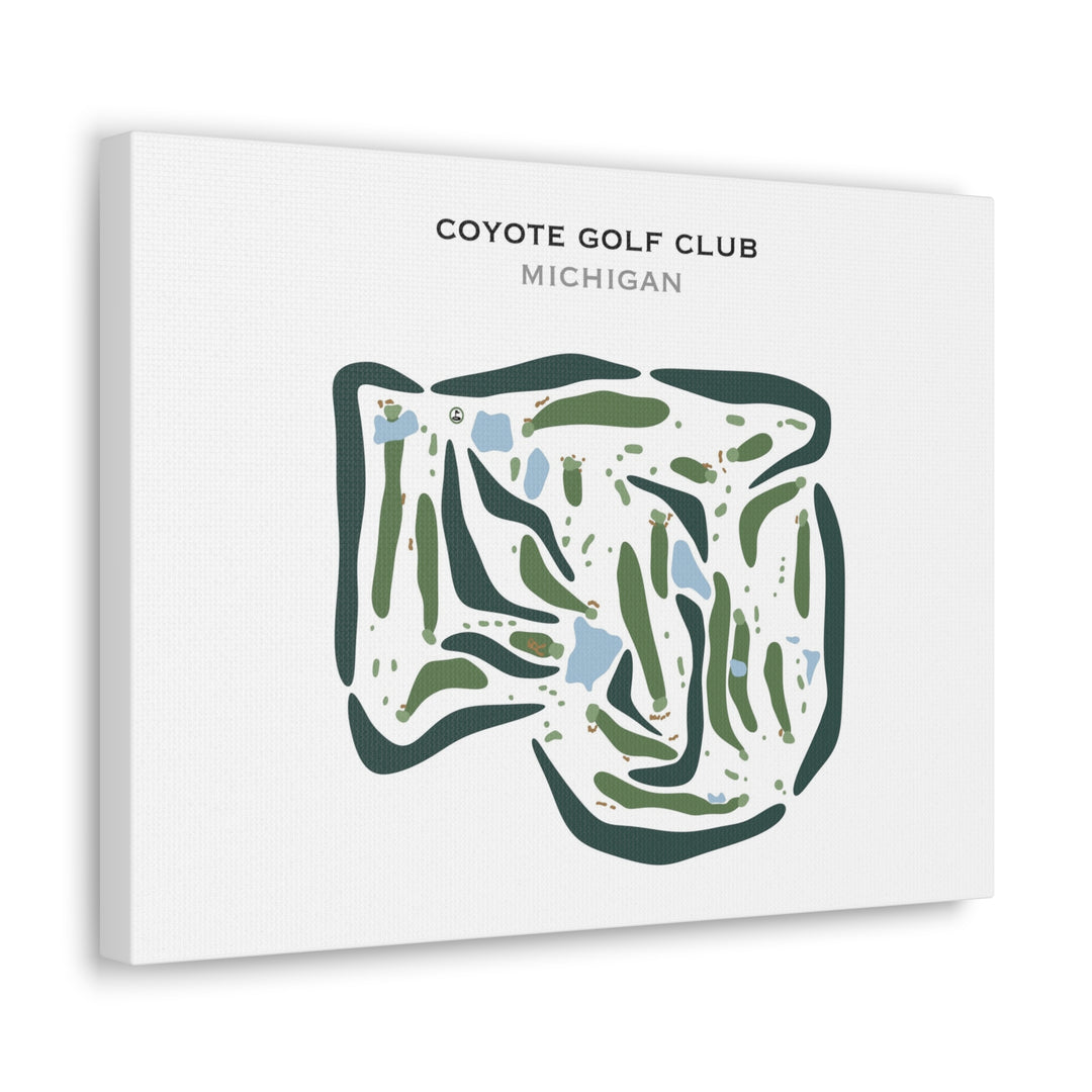 Coyote Golf Club, Michigan - Printed Golf Courses