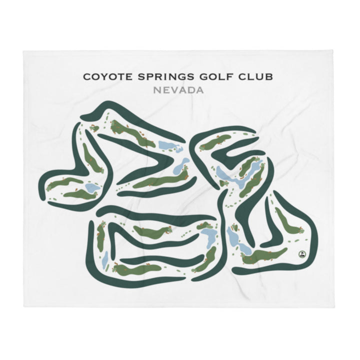 Coyote Springs Golf Club, Nevada - Printed Golf Courses