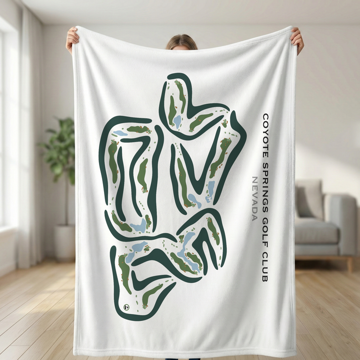 Coyote Springs Golf Club, Nevada - Printed Golf Courses