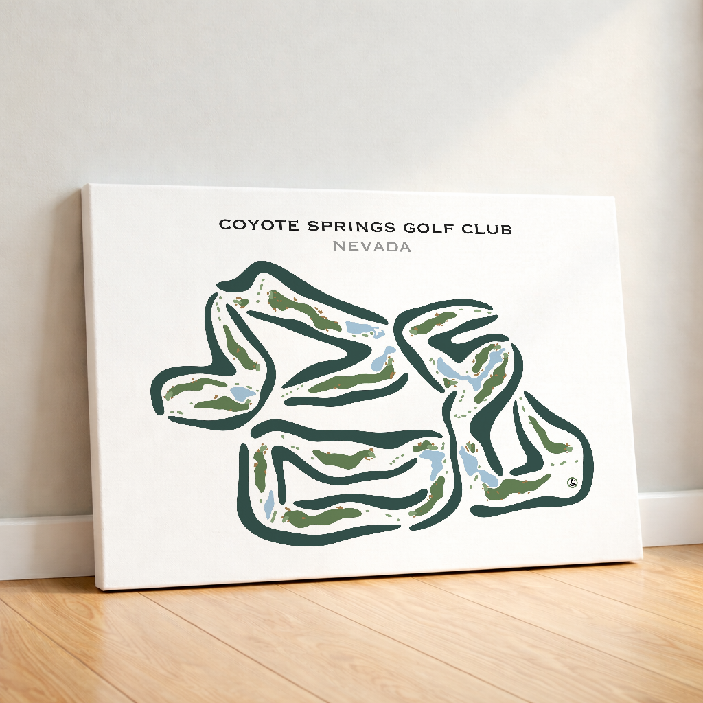 Coyote Springs Golf Club, Nevada - Printed Golf Courses