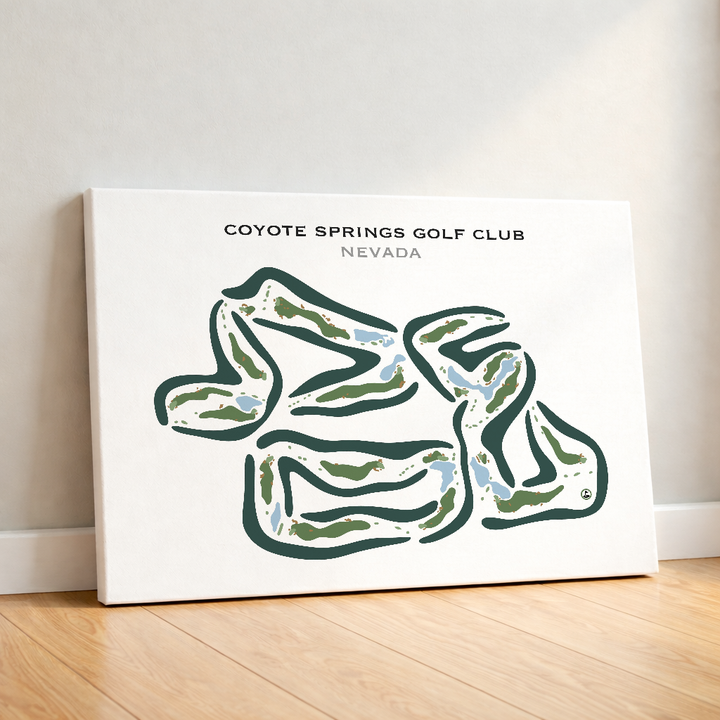 Coyote Springs Golf Club, Nevada - Printed Golf Courses