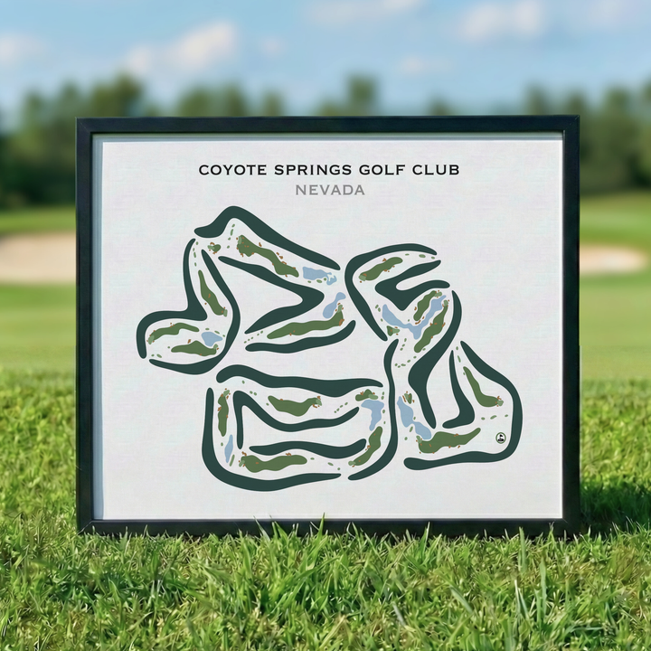 Coyote Springs Golf Club, Nevada - Printed Golf Courses