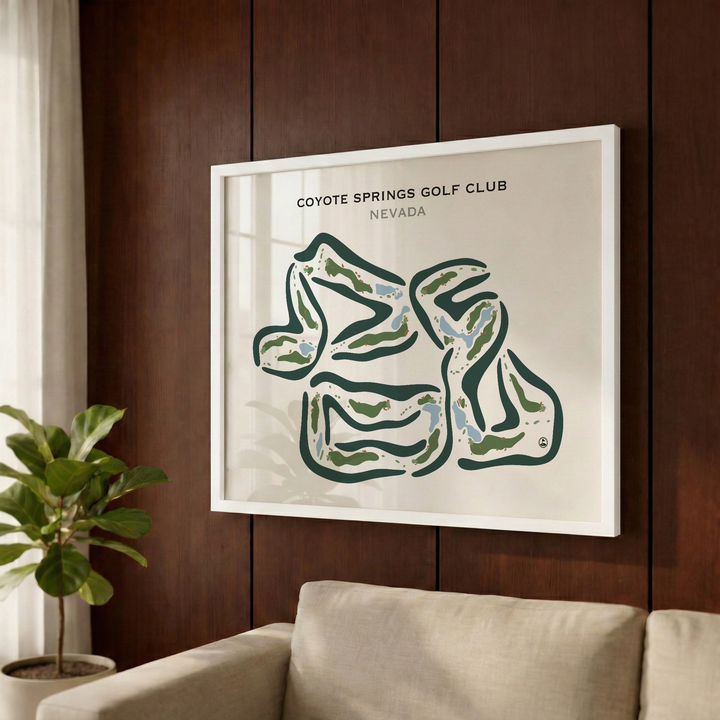 Coyote Springs Golf Club, Nevada - Printed Golf Courses