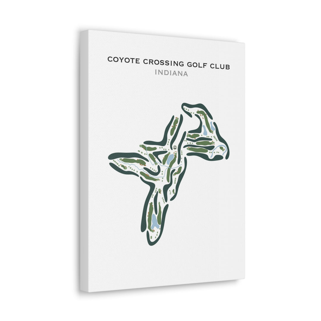 Coyote Crossing Golf Club, Indiana - Printed Golf Course