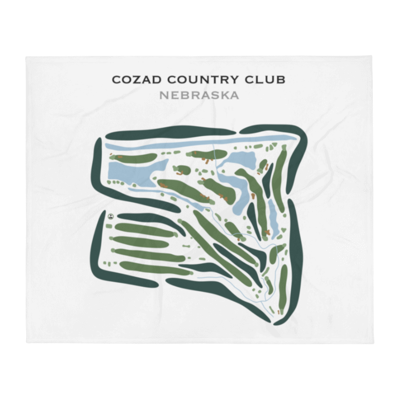 Cozad Country Club, Nebraska - Printed Golf Courses