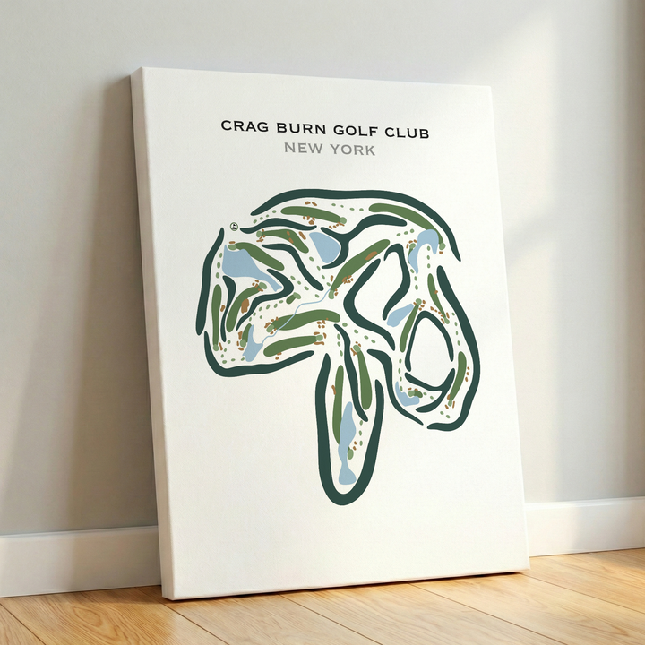 Crag Burn Golf Club, New York - Printed Golf Courses