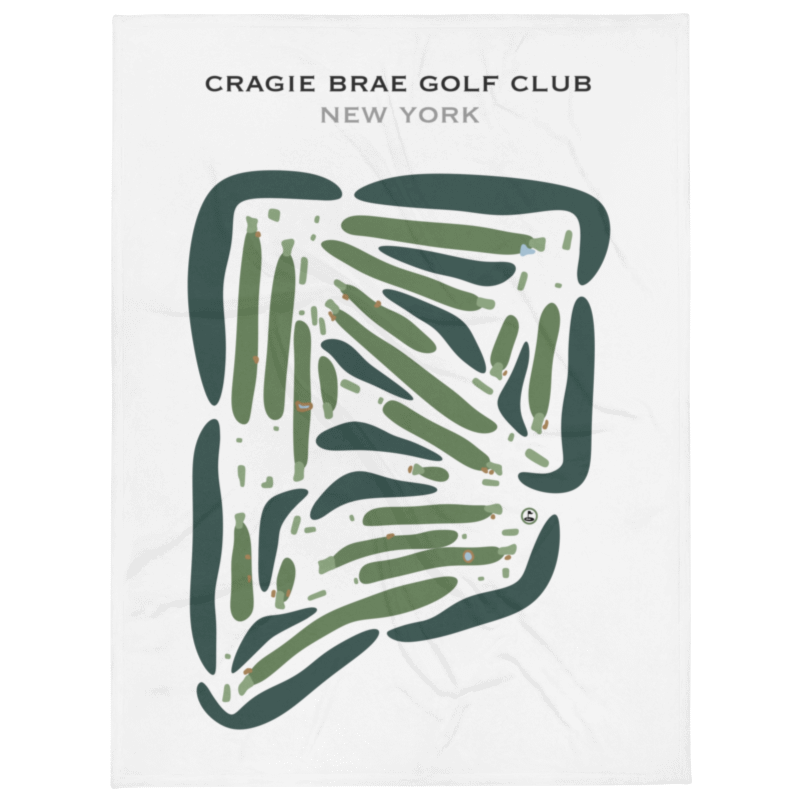 Cragie Brae Golf Club, New York - Printed Golf Courses