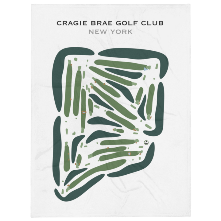 Cragie Brae Golf Club, New York - Printed Golf Courses