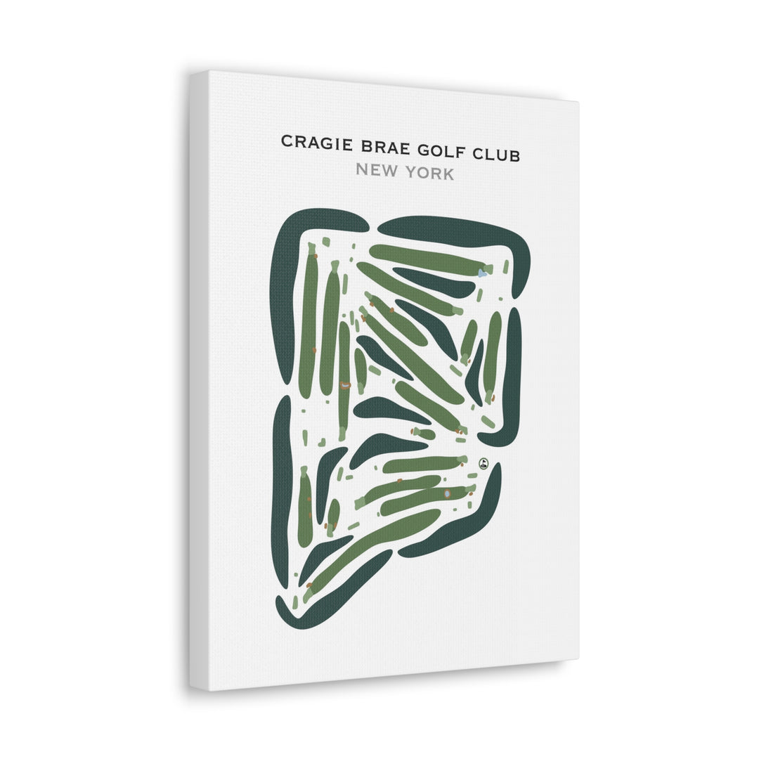 Cragie Brae Golf Club, New York - Printed Golf Courses
