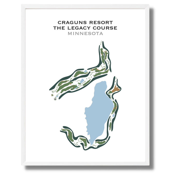 Cragun's Resort, The Legacy Course, Minnesota - Printed Golf Course