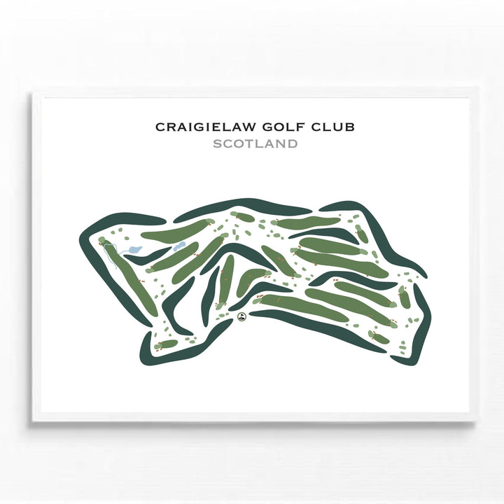 Craigielaw Golf Club, Scotland - Printed Golf Courses