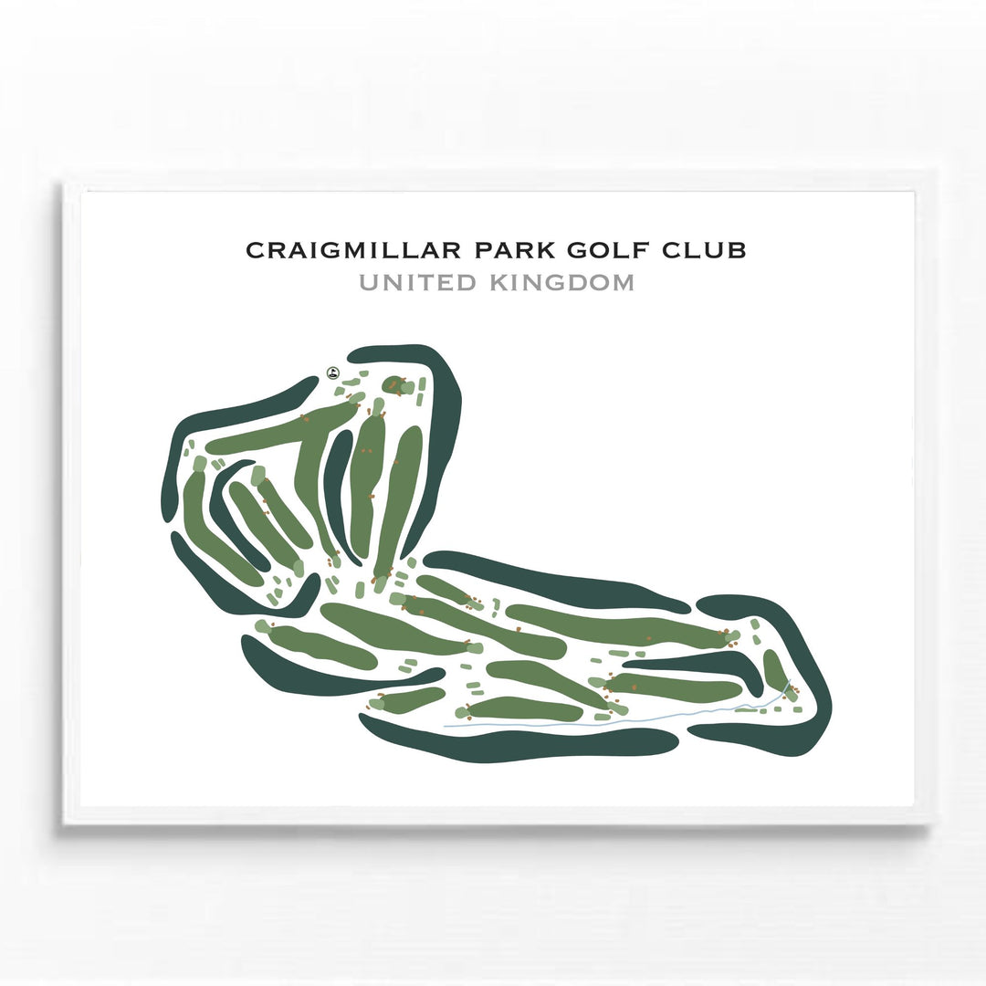 Craigmillar Park Golf Club, United Kingdom - Printed Golf Courses
