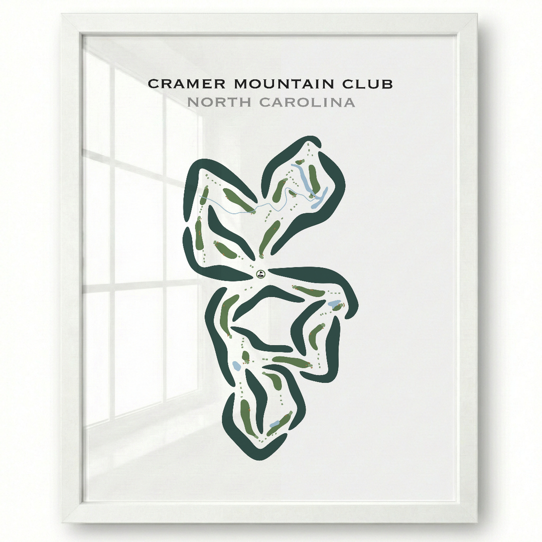 Cramer Mountain Club, North Carolina - Printed Golf Courses