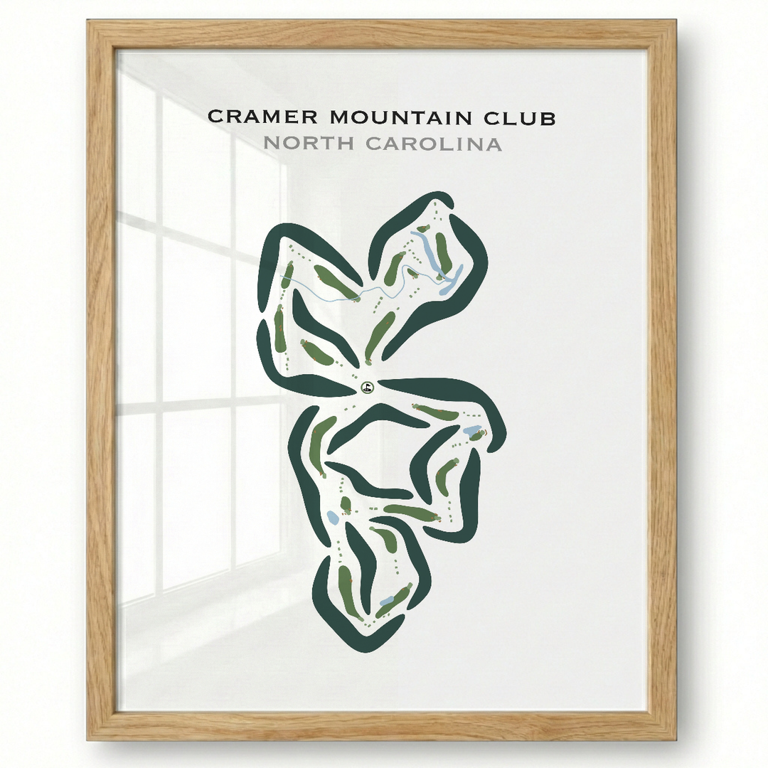 Cramer Mountain Club, North Carolina - Printed Golf Courses