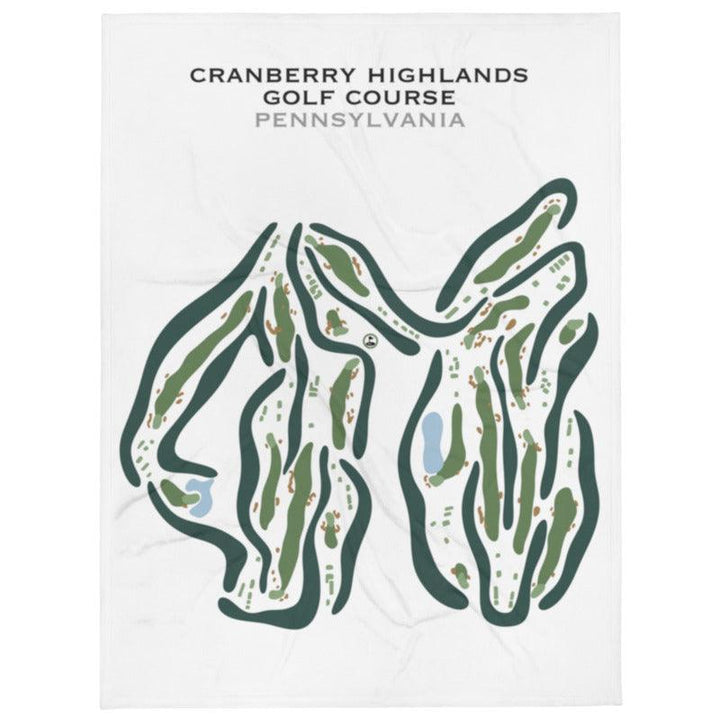 Cranberry Highlands Golf Course, Pennsylvania - Printed Golf Courses - Golf Course Prints