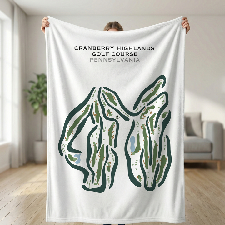 Cranberry Highlands Golf Course, Pennsylvania - Printed Golf Courses