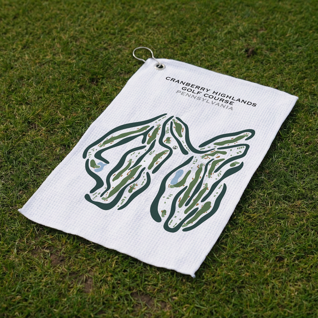 Cranberry Highlands Golf Course, Pennsylvania - Printed Golf Courses