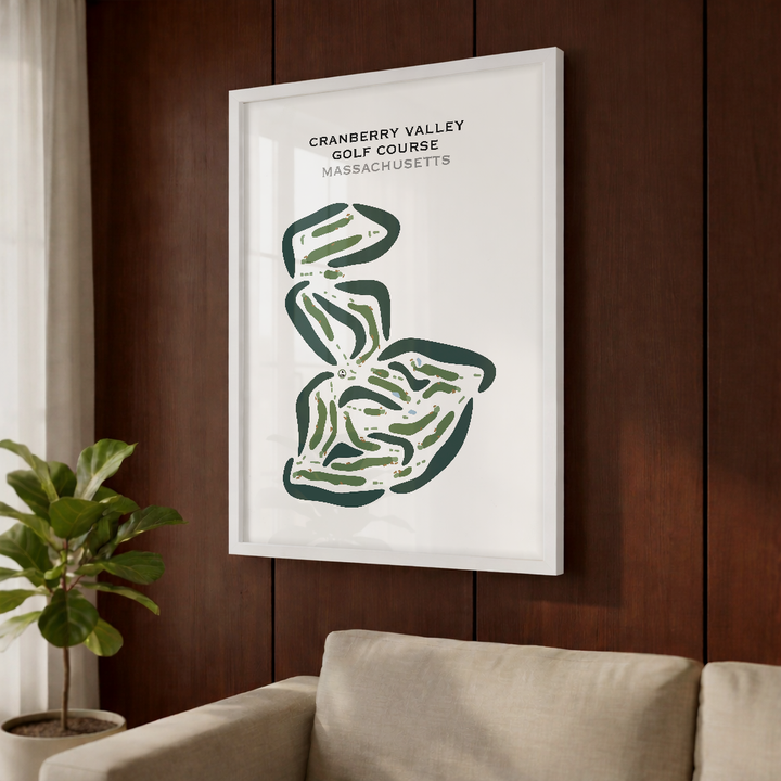 Cranberry Valley Golf Course, Massachusetts - Printed Golf Courses
