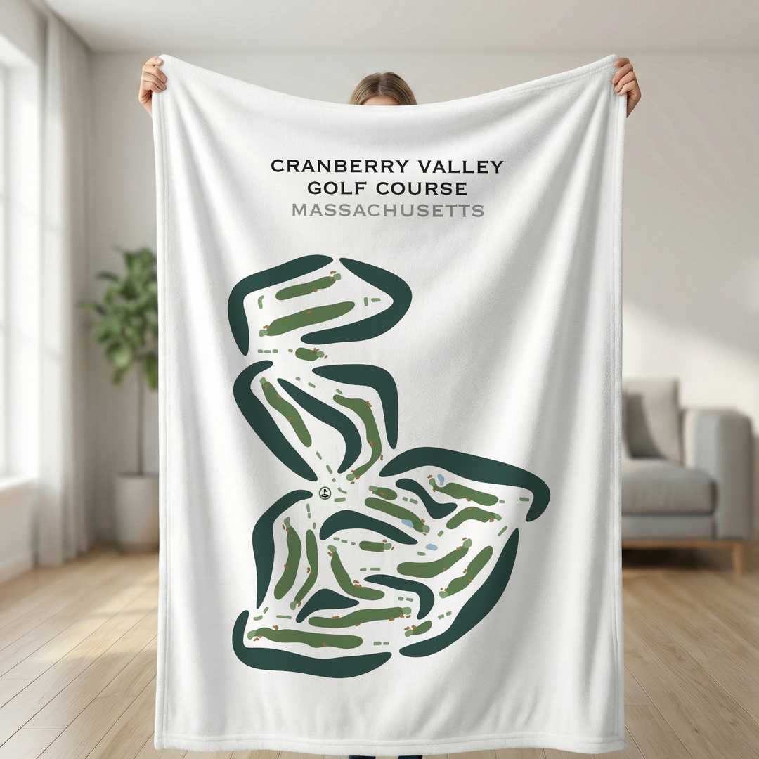 Cranberry Valley Golf Course, Massachusetts - Printed Golf Courses