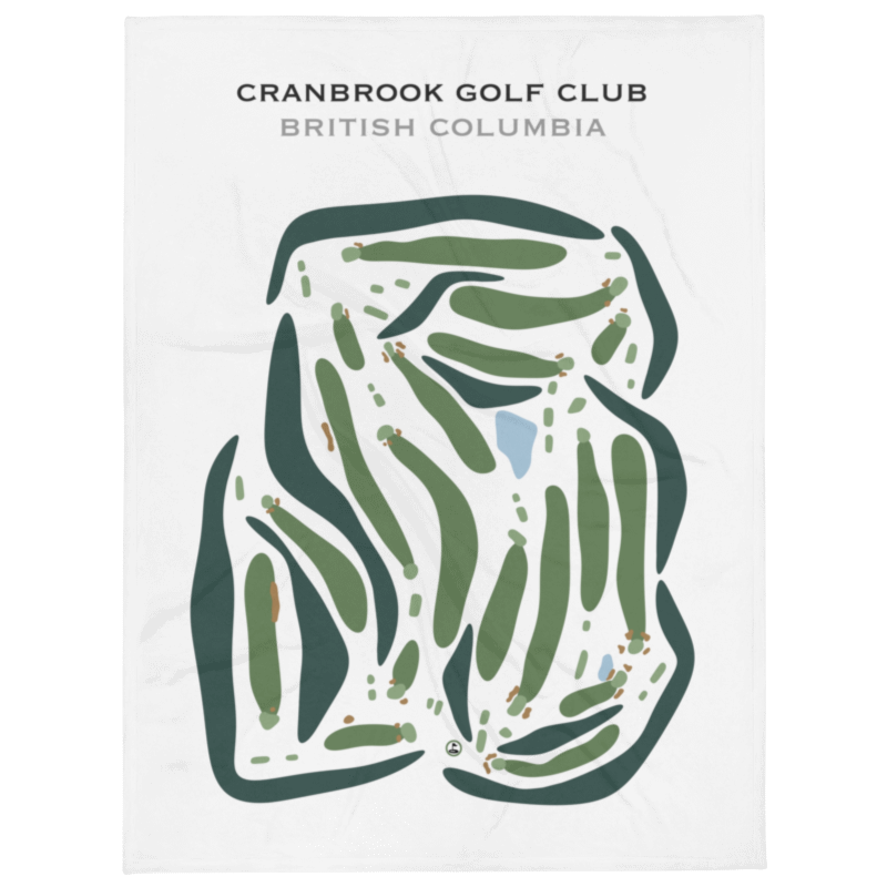 Cranbrook Golf Club, British Columbia, Canada - Printed Golf Courses