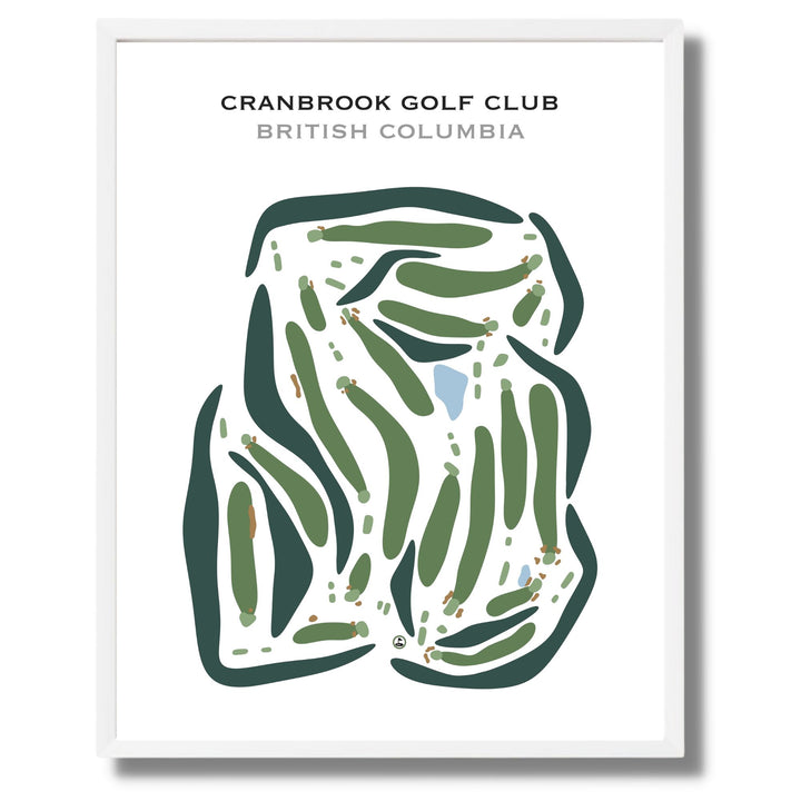 Cranbrook Golf Club, British Columbia, Canada - Printed Golf Courses