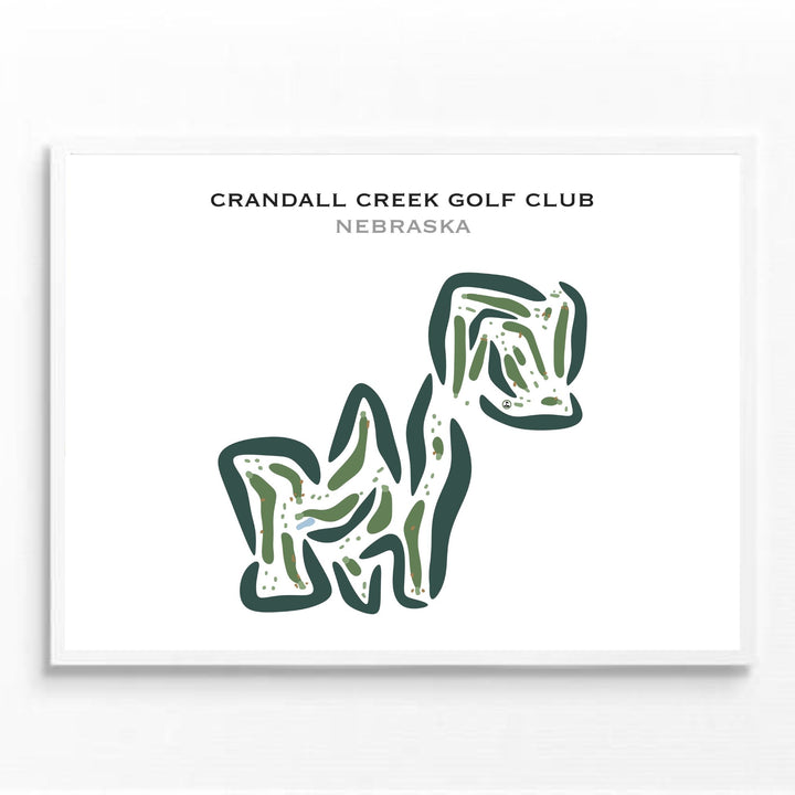 Crandall Creek Golf Club, Nebraska - Printed Golf Courses