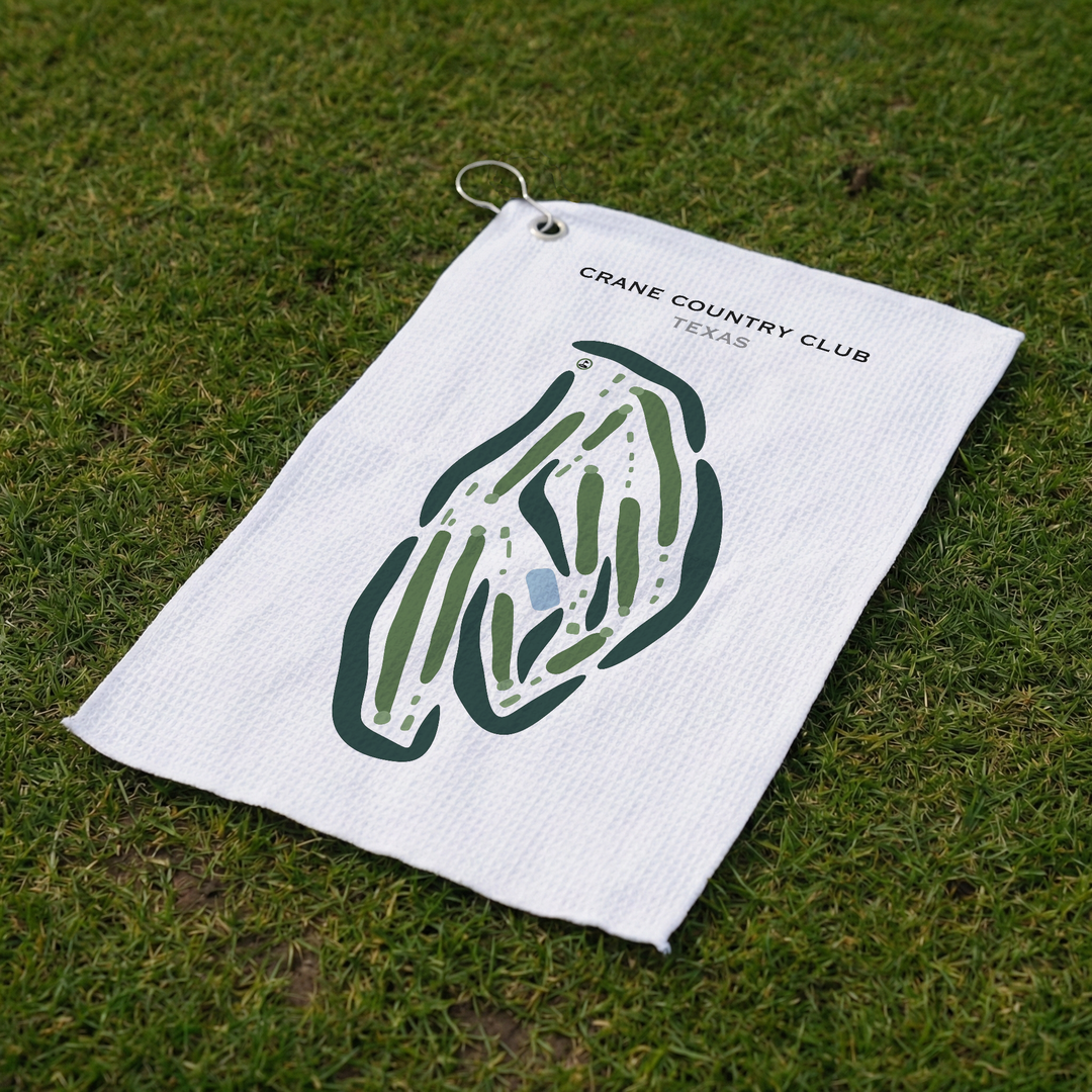Crane Country Club, Texas - Printed Golf Courses
