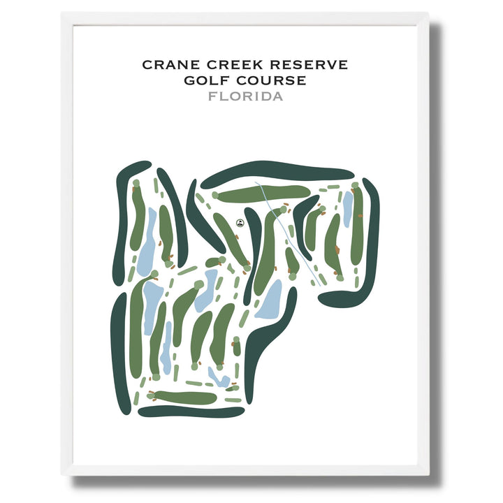 Crane Creek Reserve Golf Course, Florida - Printed Golf Courses