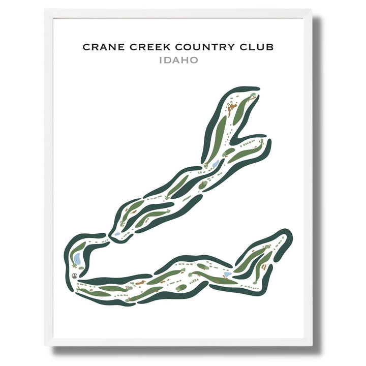 Crane Creek Country Club, Idaho - Printed Golf Course