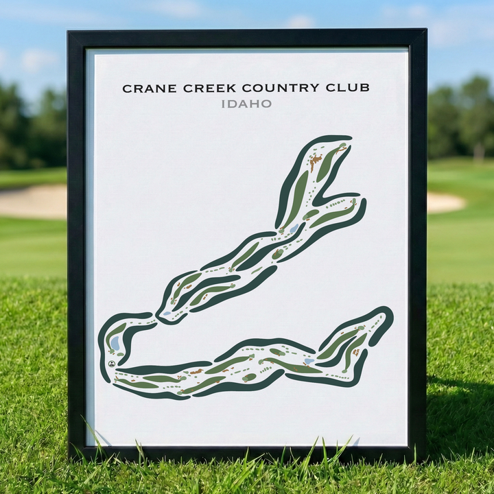 Crane Creek Country Club, Idaho - Printed Golf Course