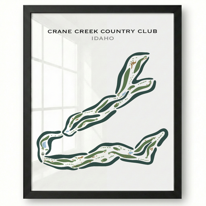 Crane Creek Country Club, Idaho - Printed Golf Course