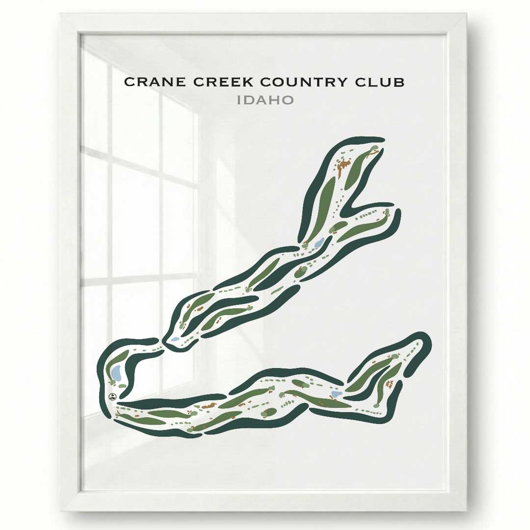 Crane Creek Country Club, Idaho - Printed Golf Course