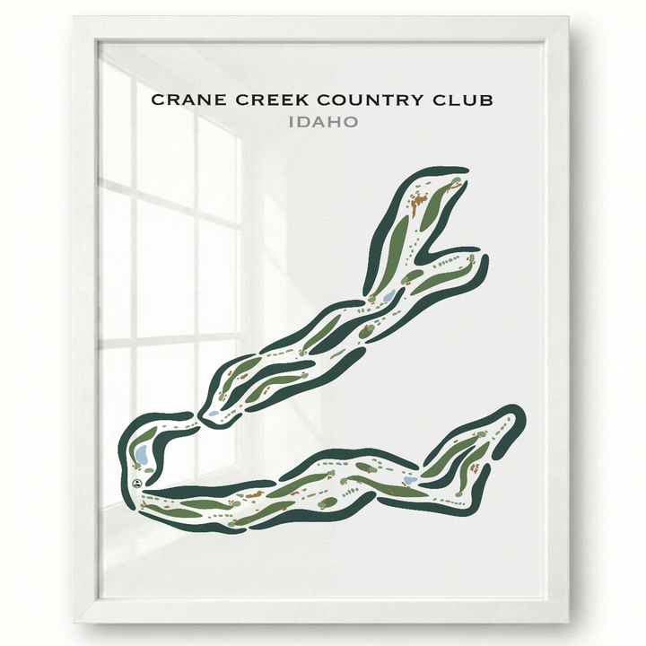 Crane Creek Country Club, Idaho - Printed Golf Course
