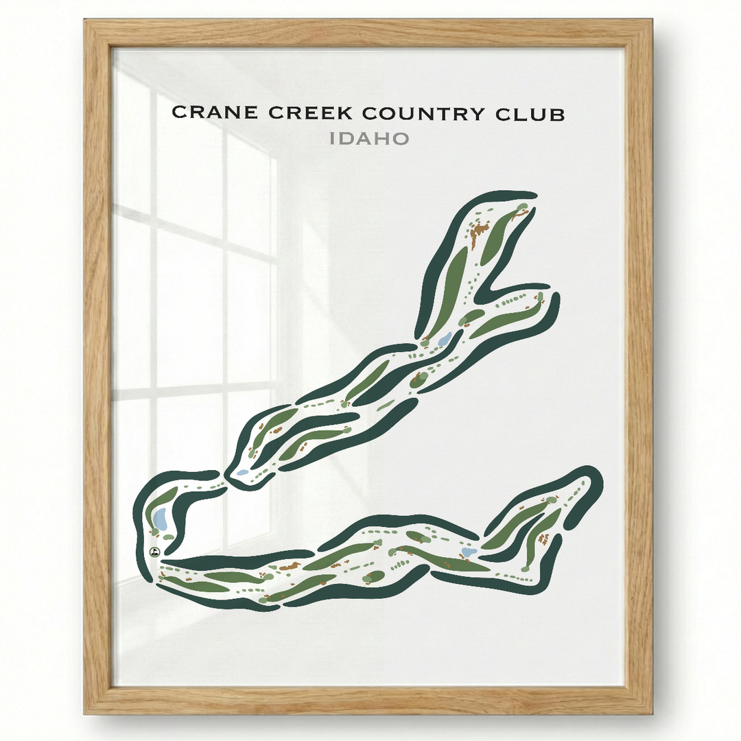 Crane Creek Country Club, Idaho - Printed Golf Course