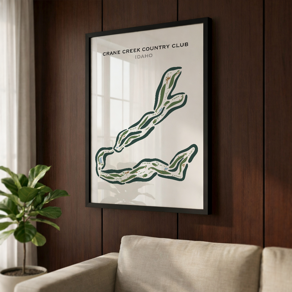 Crane Creek Country Club, Idaho - Printed Golf Course