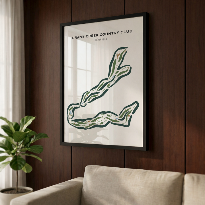 Crane Creek Country Club, Idaho - Printed Golf Course