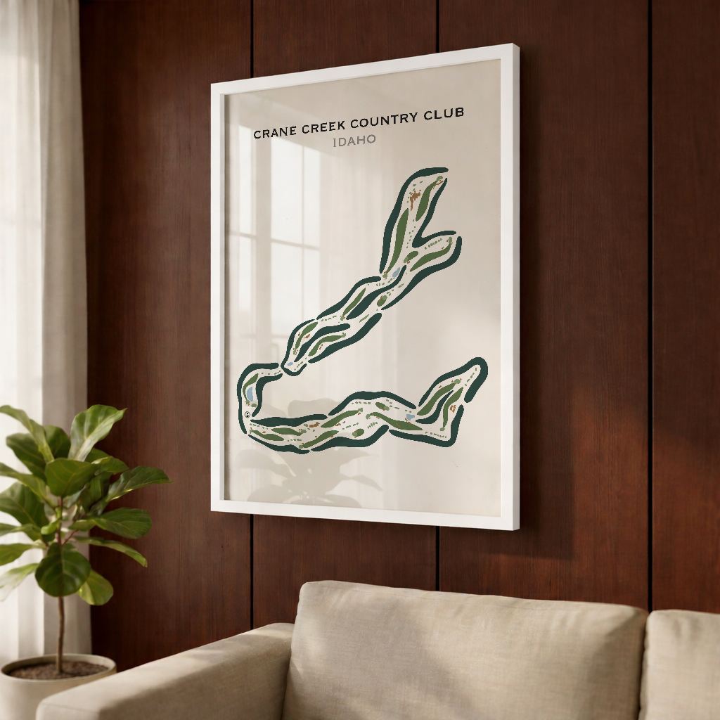 Crane Creek Country Club, Idaho - Printed Golf Course