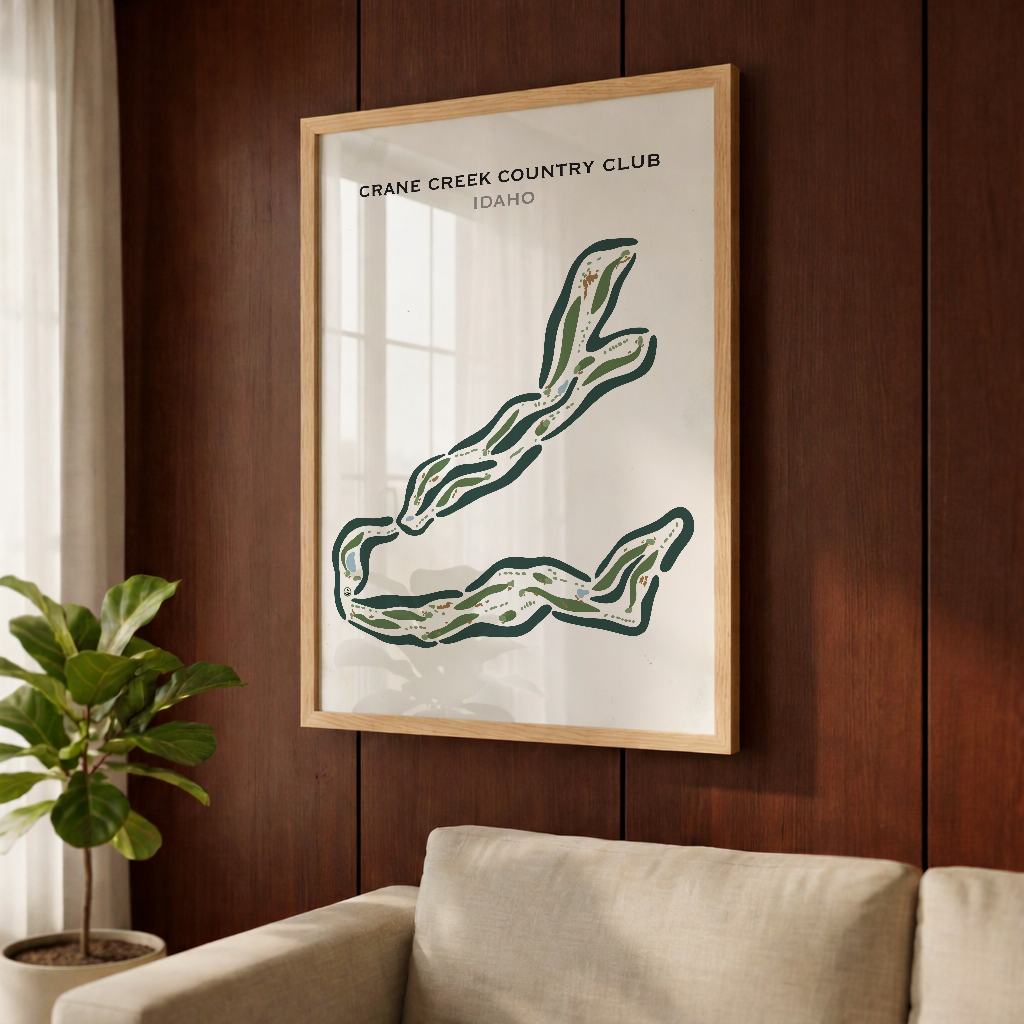 Crane Creek Country Club, Idaho - Printed Golf Course